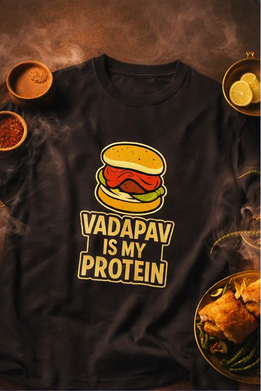 Vadapav Is My Protein — Foodie T-Shirt